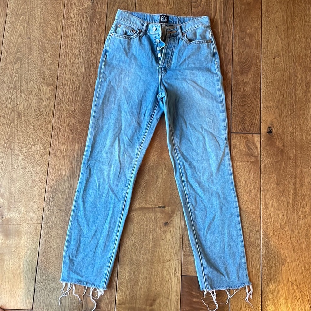 BDG slim straight leg jeans, size 25, barely worn
